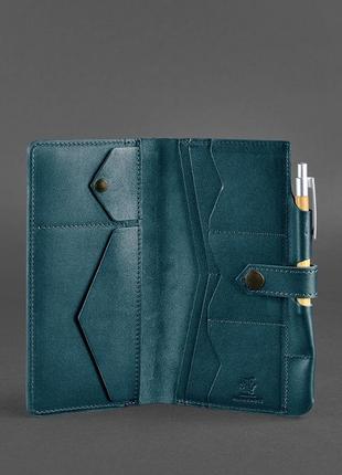 Тревел-кейс гаманець органайзер портмоне з натуральної шкіри з...4 фото