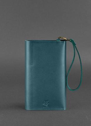 Тревел-кейс гаманець клатч органайзер портмоне з натуральної ш...4 фото