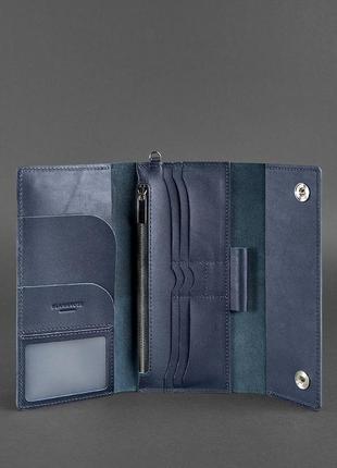 Тревел-кейс гаманець клатч органайзер портмоне з натуральної ш...5 фото
