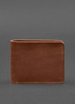 Шкіряний чоловічий гаманець портмоне з натуральної шкіри світл...
