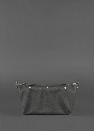 Жіноча шкіряна плетена сумка клітч через плече крос-боді з нат...4 фото