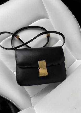 Чорна сумка клатч в стилі celine1 фото