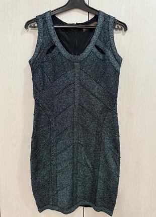 Мерехтлива сукня смарагдового кольору, розмір s/m