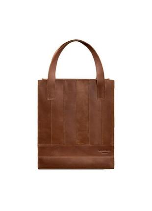 Шкіряна жіноча сумка-шопер, шопер із натуральної шкіри світло-...7 фото