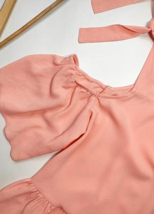 Блуза женская розового цвета свободного кроя от бренда atmosphere s m3 фото