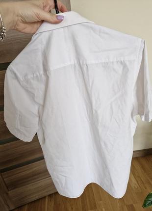 Белая рубашка для парня 14-15 р4 фото