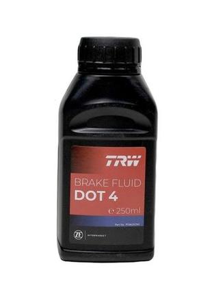 Рідина гальмівна dot4 250мл trw