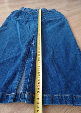 Юбка джинсовая винтажная на размер 40х385 фото