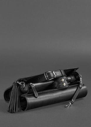 Шкіряна сумка-трансформер на пояс жіноча поясна сумка бананка ...4 фото
