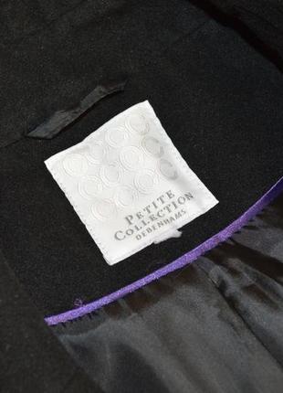 Брендовое черное демисезонное пальто полупальто с карманами debenhams вьетнам3 фото