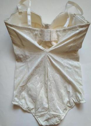 36dd 80е/85d корректирующая грация с чашками на косточках утягивающее боди с кружевом