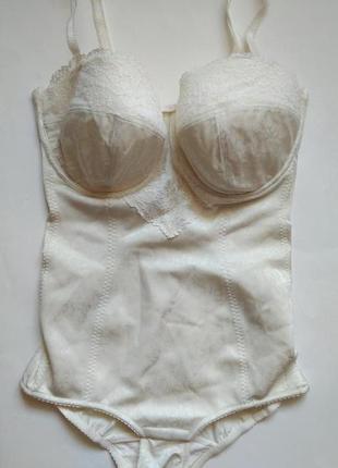 36dd 80е/85d корректирующая грация с чашками на косточках утягивающее боди с кружевом