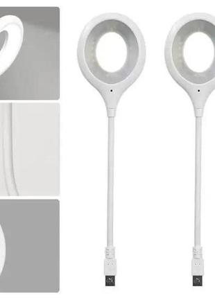 Гнучка usb led-лампа з голосовим керуванням англійська нічник ...2 фото
