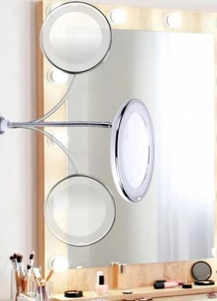 Кругле дзеркало з led-підсвіткою flexible mirror x109 фото