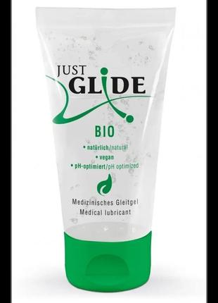 Веганський органічний гель-лубрикант - just glide bio, 50 ml