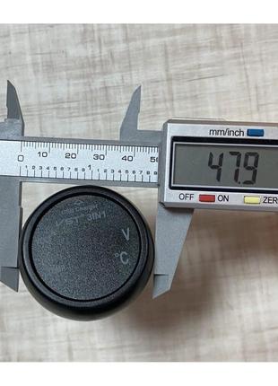 Годинник термометр + вольтметр vst 706-4 в прикурювач + usb (з...5 фото