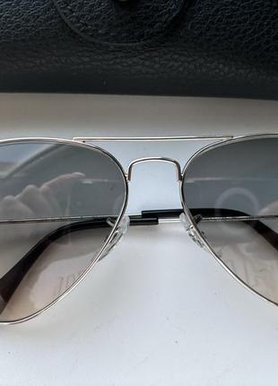 Оригінал окуляри ray ban aviator3 фото