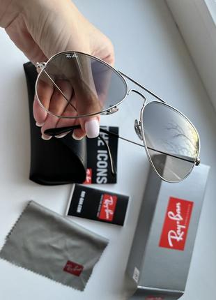 Оригінал окуляри ray ban aviator4 фото