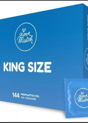 Презервативи збільшеного розміру love match - king size xxl, №1