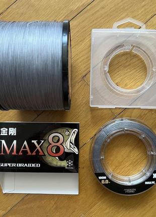 Линь шнур морской xindai 0.40 мм япония гладкая сверхпрочная 8 жильная прядь pe плетеная нить japan 100 метров9 фото