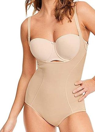 Maidenform flexees телесное утягивающая грация корректирующее бесшовная боди5 фото