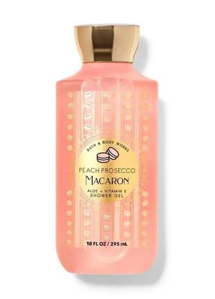 Гель для душа bath and body works peach prosecco macaron