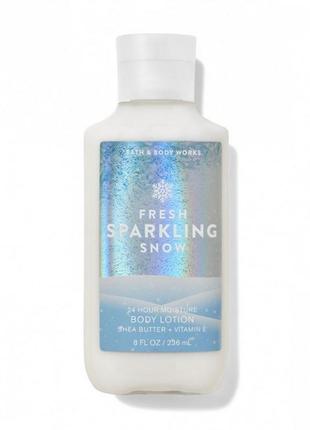 Лосьон для тела fresh sparkling snow bath and body works оригинал1 фото