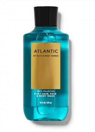 Гель для душа особи тіла 3 в 1 atlantic bath and body works