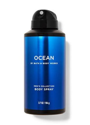 Чоловічий дезодоруючий спрей міст для тіла ocean bath&body works