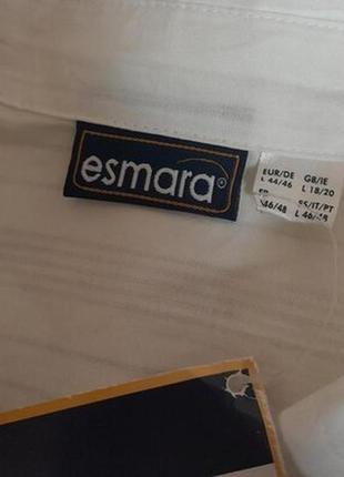 Шикарная хлопковая туника белого цвета esmara с биркой, оригинал, молниеносная отправка8 фото