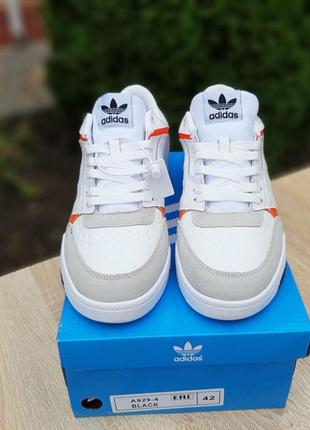 Мужские кроссовки adidas drop step white  белые8 фото