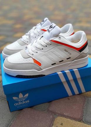 Мужские кроссовки adidas drop step white  белые5 фото