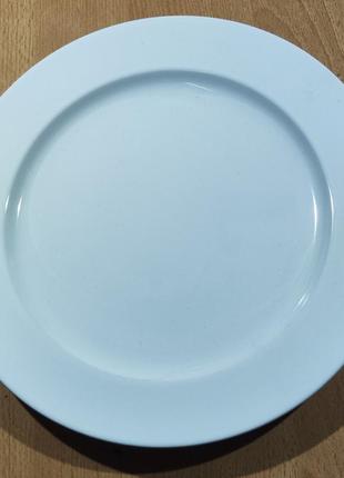 Тарелка ipec verona белая круглая 26 см керамика3 фото