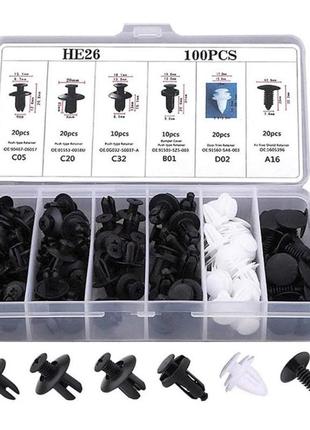 100 шт. кліпси suzuki засувки автомобільні затискачі кріплення...