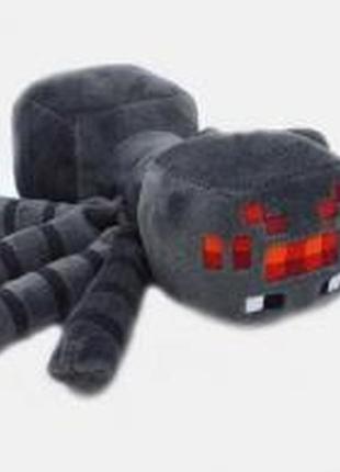 Мягкая игрушка майнкрафт паук 25 см