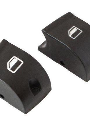 Audi a4 b6 00-04 накладки на кнопки в блок управління панель с...