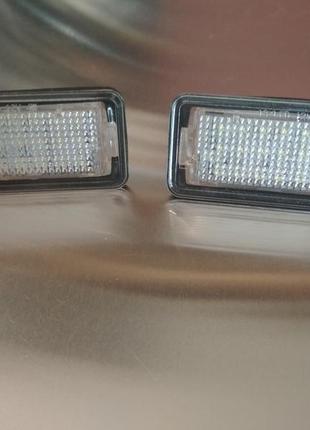 Audi s6 світлодіодна підсвітка номера 3528smd led 4w 2 шт комп...