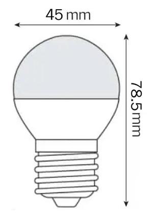 Лампа світлодіодна "elite - 6" 6w 4200k e273 фото