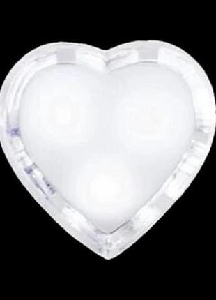 Нічник серце 3 led lemanso nl130, білий