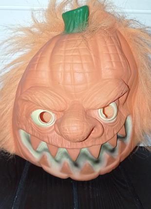 Карнавальна маска страшна гарбуз. хеллоуїн гарбуз3 фото