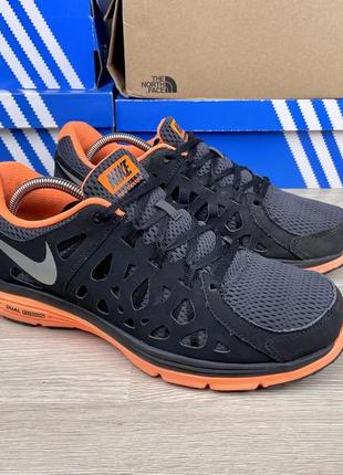 Кроссовки nike dual fusion run 2 сеточка серые 44.5