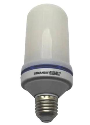Лампа світлодіодна 3w rgb e27 полум'я-ефект гравітації lemanso...