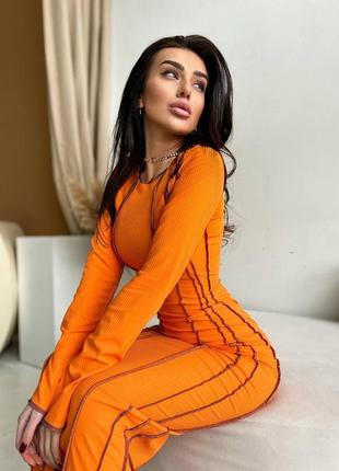 Сукня 🩵🖤🧡 8