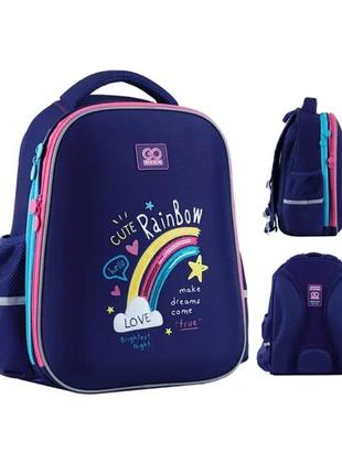 Рюкзак gopack education напівкаркасний go24-165m-1 cute rainbow