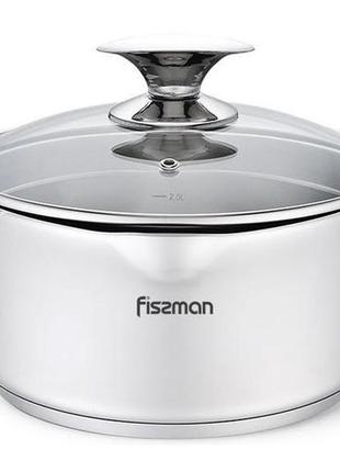 Каструля fissman elegance 3.1 л із неіржавкої сталі