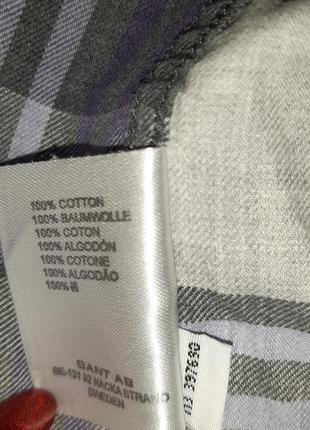 Стильная рубашка gant maine twill e-z fit, made in portugal, оригинал, молниеносная отправка5 фото