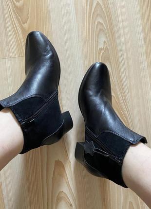 Новые ( сток) очень удобные кожаные ботинки 41 р осень весна5 фото