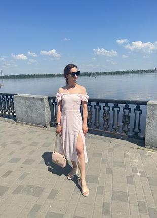 Платье со спущенными плечами украинского бренда, xs6 фото