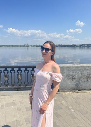 Платье со спущенными плечами украинского бренда, xs4 фото