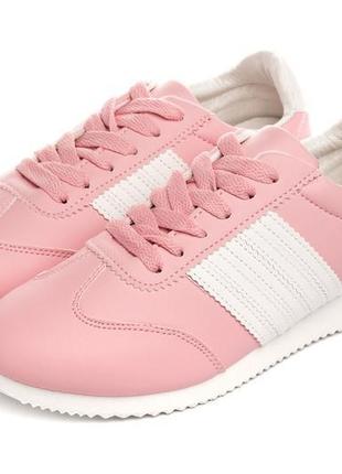 Кросівки жіночі casual classic 40 pink-white (822-3 50)